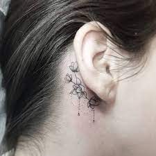Tattoolovers Behind Ear Tattoos Back Ear Tattoo Ear Tattoo