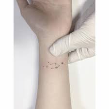 I swear they're not tacky! Libra Constellation Minimalist Tattoo