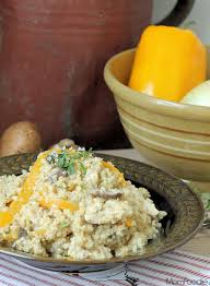 This recipe is one of 150 recipes collected in the new mayo clinic cookbook, published by. Creamy Chicken Quinoa Risotto With Sweet Peppers Mushrooms Recipe