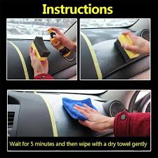 Leather Refurbished Spray Car Dashboard Leather Upholstery Cleaner Dust Remover Polish Wax Automotive Products
