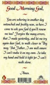 A missionary prayer card is an international card mailed from missionaries to their sponsors, friends, and family, to update their prayer requests, praise there are plenty of sites out there that have made their own custom designs for missionary prayer cards. Good Morning God Holy Card Prayer Card Pack Of 25 I Shayari Page