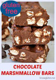 Gluten Free Chocolate Marshmallow Bars Recipe Gluten Free Chocolate Marshmallow Bars Desserts