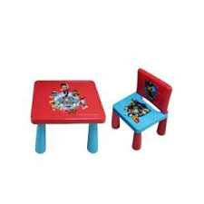 Paw Patrol Cocuk Masa Ve Sandalye Seti Bebek Ve Cocuk