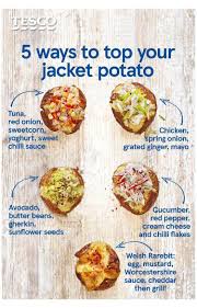 Jacket Potato Toppings Jacketpotatotoppings Stuck For Jacket Potato Topping Ideas Go Beyond Be Potato Toppings Healthy Potato Recipes Spring Onion Recipes