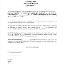 Write the solution by putting the date, time, place, and board resolution number at the document's. Board Resolution Opening Branch Office Learn By Quicko