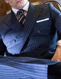 Mens christian dior two piece suit double breasted blazer trousers wool checked. Purchase Men S Blue Pinstripe Double Breasted Suit Up To 74 Off