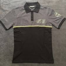 New Outdoor Sport Men Motogp Sky Team Vr46 Official Racing Biker Polo T Shirt Shopee Malaysia Polo T Shirts Sport Man T Shirt