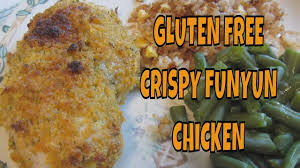 If they can make it with gluten, we can make it without. Gluten Free Crispy Funyuns Boneless Chicken Breast Youtube