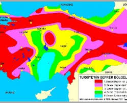 Bu alanların toplam genişliği ise 20 hektar kadardır. Turkiye De Illerimize Gore Deprem Riskleri