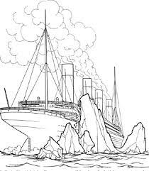 Printable coloring pages for kids and adults. Titanic Ship Coloring Pages Titanic Kristian
