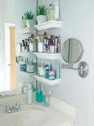 15 Clever Small Space Tips From Design Bloggers Small Bathroom Shelves Bathroom Design Small Bathroom Storage Solutions