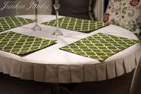 Junkin Junky Pleated Semi Fitted Tablecloth Fitted Tablecloths Table Cloth Oval Tablecloth