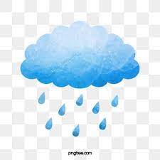 Rain Watercolor Clouds Umbrella Illustration Creative Illustration