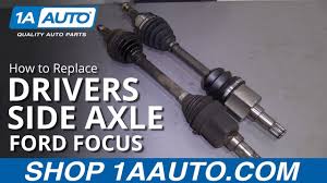 Does anyone know what torque setting the drive shaft nut should be tightened to? How To Replace Drivers Side Axle 00 11 Ford Focus Youtube