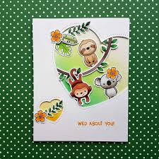 Browse our new 2020 line of christmas card designs to quickly find the newest cards we have to offer. Jungle Littles Card 1 Bluebird Card Animal Cards Cards Handmade