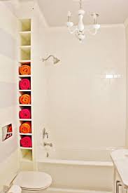 What A Great Idea For Finding Storage Space In A Tiny Bathroom And The Graphic Colourful Qualit House Bathroom Small Bathroom Organization Bathrooms Remodel