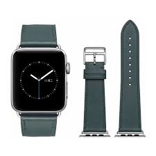 Favorite add to more colors nylon sports breathable band for apple watch series 6, 5, 4, 3, 2, 1 for 38mm. Midnight Green Leather Loop Band For Apple Watch Series 4 5 44mm 40mm Single Tour Watchband For Iwatch 42mm 38mm Strap Bracelet Watchbands Aliexpress
