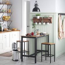 Choose from contactless same day delivery, drive up and more. Buy Vasagle Bar Table Set Bar Table With 2 Bar Stools Dining Table Set Kitchen Counter With Bar Chairs Industrial For Kitchen Living Room Party Room Rustic Brown And Black Ulbt15x Online