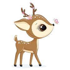 Mother And Baby Deer Clipart Png Eps Jpeg Baby Deer Clip Art Cute Animals Baby Deer Art Baby Animal Drawings Baby Deer