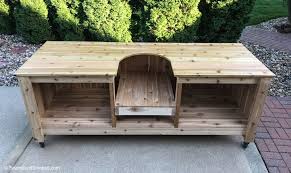 Learn How To Build Your Very Own Big Green Egg Table To Make Using Your Big Green Egg A Lot More Fun Big Green Egg Table Big Green Egg Table Plans