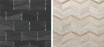 This kitchen is part of an eighties extension, but has been given a radical new look thanks to a wall of bold striped tiles. Trends In Kitchen Tiles Point To More Options More Fun