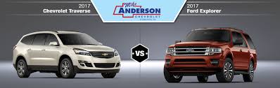 Ford explorer ford explorer 2010 toyota highlander toyota highlander 2017. 2017 Chevy Traverse Vs Ford Explorer In Merrillville In Mike Anderson
