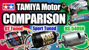 off road ver tamiya brushed motor comparison gt tuned sport tuned rs 540sh motor by tt 02b