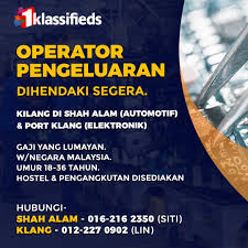 Kilang jobs now available in shah alam. Kilang Di Shah Alam Automotif Port Jobs 1klassifieds Facebook