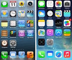 Get Back The Reflected Ios 6 Dock On Ios 7 Using Classicdock Tweak Ios 7 Homescreen Layout Iphone Hacks