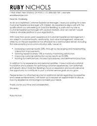 It's important to closely analyze the job description and demonstrate how your past experiences are related to the. Customer Experience Manager Cover Letter Examples Livecareer