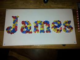 Name Button Art Canvas X Button Art Arts And Crafts Crafts