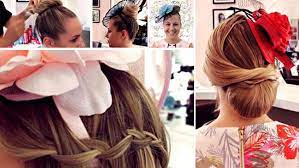 Hairstyle Updo For A Fascinator Pretty Hairstyles Hair Styles Race Day Fashion