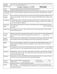 Preschool Is Fun Planning Activities Feelings Curriculum Lesson Plans Feelings Lessons Preschool Lesson Plans