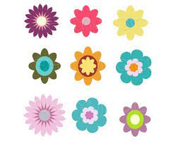9 Digital Flower Clipart Images Includes By Shinymagicdesign 3 50 Flower Doodles Flower Clipart Flower Clipart Images