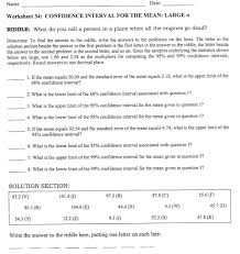 I find boyfriend strange because i would never call a man of that age a boy and i don't like being called a girl. Solved Name Date Worksheet 34 Confidence Interval For Chegg Com