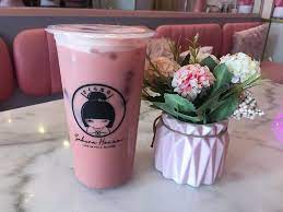 Sakura Hanami Maginhawa Jellybeans In The City Hanami Rose Milk Tea Sakura Flower