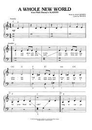 It's completely free to download and try the listed sheet music, but you have to delete the files after 24 hours of trial. A Whole New World Big Note Piano Sheet Music Free Clarinet Sheet Music Piano Music
