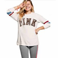 Pink Leopard Long Sleeves T Shirts Women Harajuku Grunge Aesthetic Christmas Shirt Vintage Vegan Feminist Friends Oversized Tops Aliexpress Com Imall Com