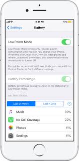 How To Use The Low Power Mode In Ios 11 Iphone Ios 11 Power
