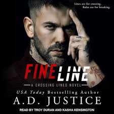 Amazon.com: Fine Line (The Crossing Lines Series): 9798200314539: A.D.  Justice: Books