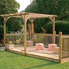 Garden Decking Ideas And Designs For Plots Both Large And Small Deck Garden Backyard Freestanding Deck
