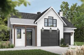 New two car garage with glass doors. Garage Plan 76560 1 Car Garage Farmhouse Style