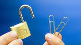 As long as you can find yourself a couple paperclips, you can macgyver your way in. How To Pick Open A Lock With Paper Clip Life Hack Youtube