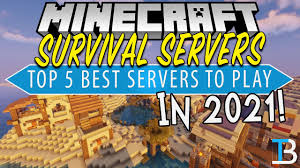 Find, search and play with other players. Minecraft Survival Servers Top 5 Best Survival Minecraft Servers Of 2021 Youtube
