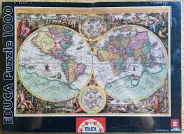 Old world vintage map pangaea wall tapestry. 1000 Educa Ancient World Map Joan Baptista Vrints Rare Puzzles Ancient World Maps Antique World Map World Map Tapestry