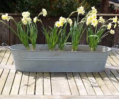 Window boxes zinc window box. Oval Zinc Planter By Idyll Home Notonthehighstreet Com