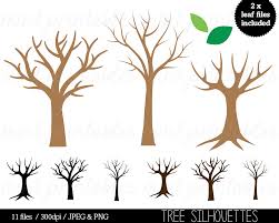 Check spelling or type a new query. Tree Silhouette Clipart Tree Clip Art Trees Family Tree Etsy