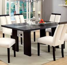 Contemporary Glass Insert Dining Table Black By Casagear Home Dining Table Glass Dinning Table Modern Dining Table
