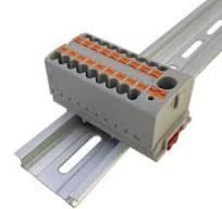 Screwless Twin Clamp Spring Push Terminal Blocks For ...
