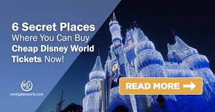 Getting your disney world tickets cheap is easy when you use park savers. 6 Secret Places Where You Can Buy Cheap Disney World Tickets Now Cheap Disney Tickets